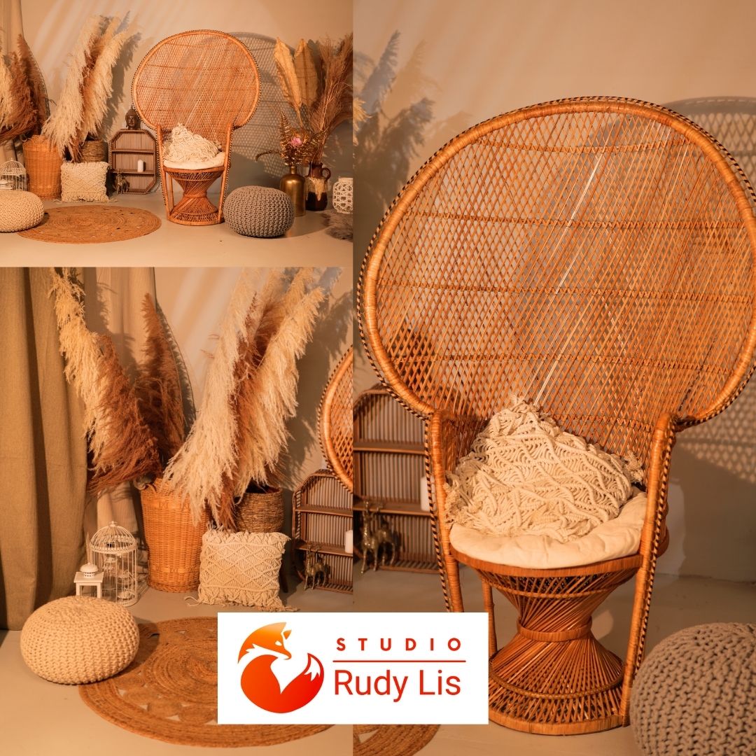 Wynajem studia fotograficznego ze scenką boho