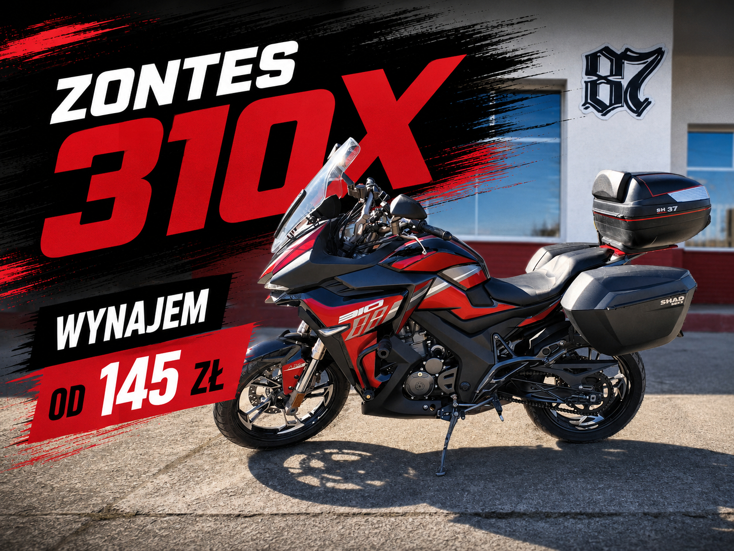 Zontes 310X 312 ccm sportowy turystyk