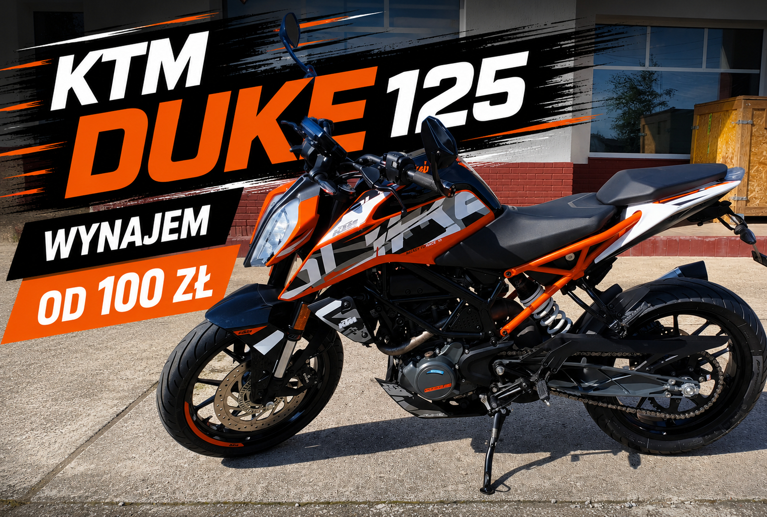 KTM DUKE 125 ccm mały diabeł na dwóch kołach