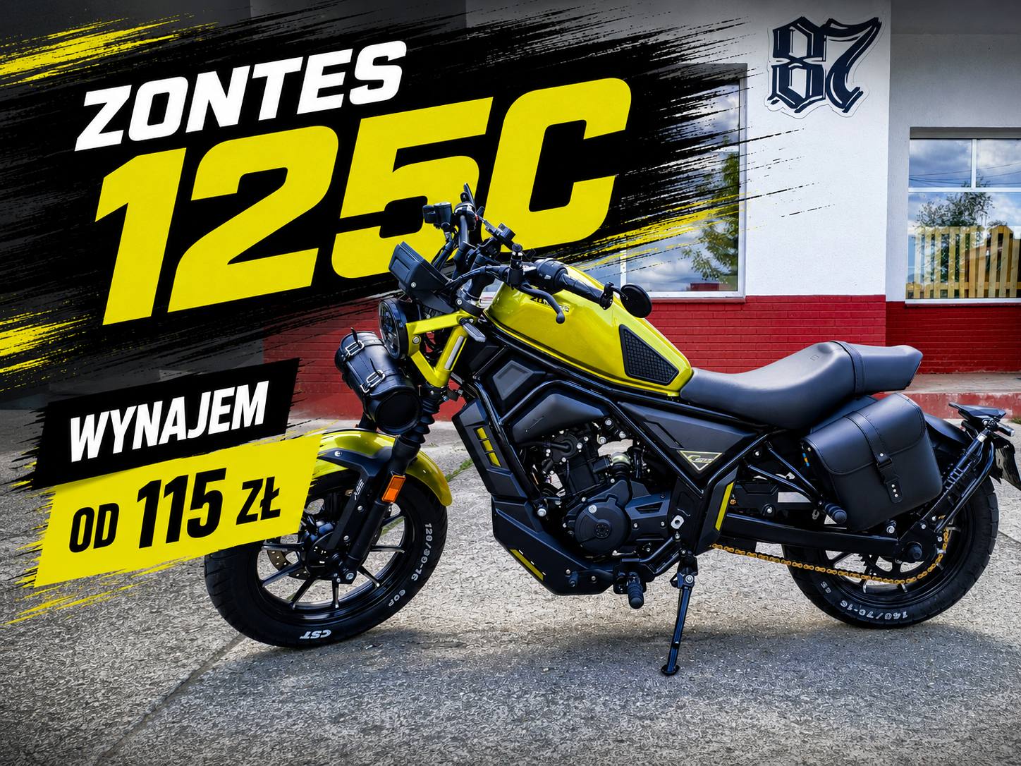 Zontes 125C nowoczesny cruiser z pięknym brzmieniem