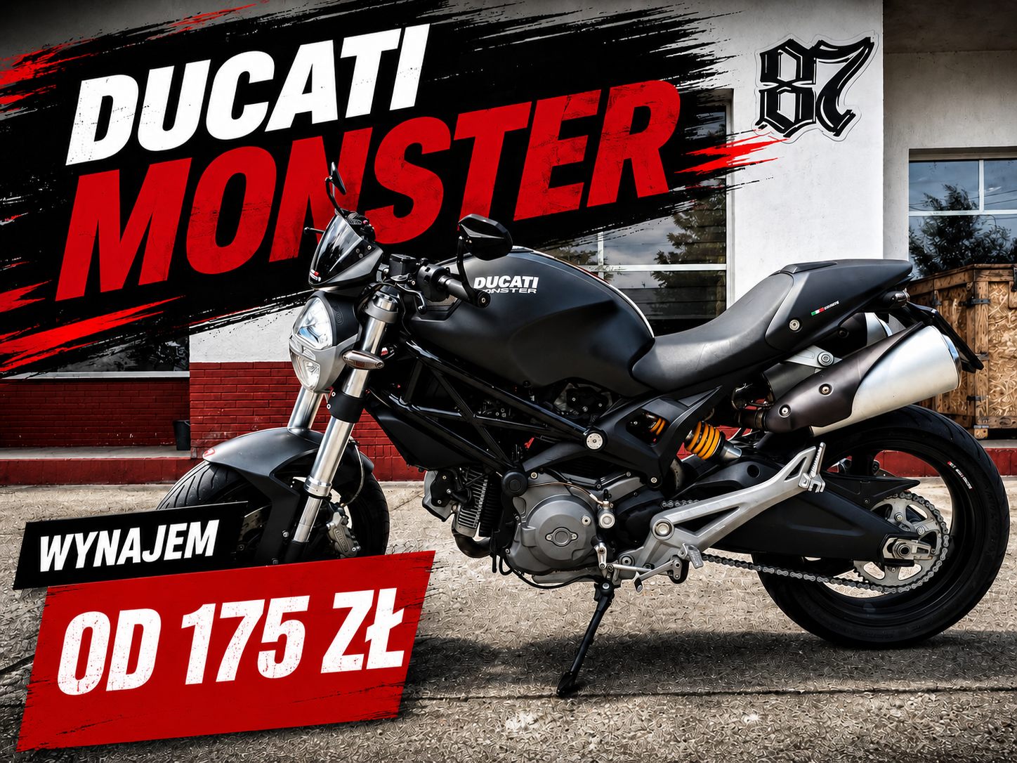 Ducati Monster 696 włoski charakter w najczystszej postaci
