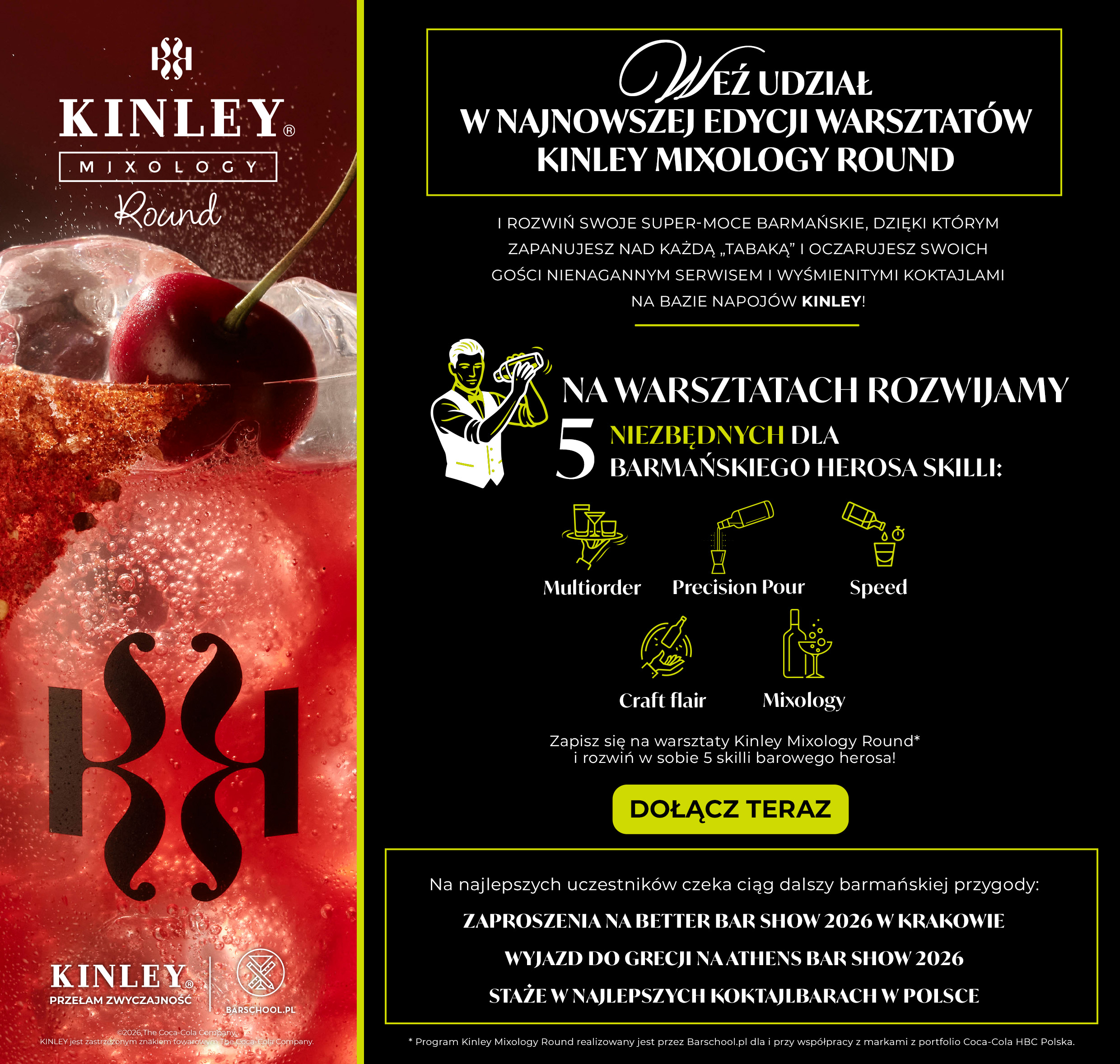 Kinley Mixology Round